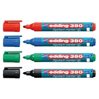 EDDING 380 flipchart marker komplet 4 boje