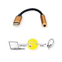 ROLINE Adapter USB-C na kombo 3,5mm