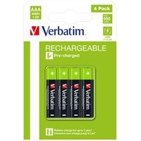 VERBATIM Aku baterije Premium AAA, HR03, 1,2V, 950mAh, 4 kom