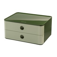 HAN ALLISON kutija s 2 ladice  urban svijetlo zelena