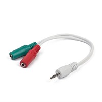 CABLEXPERT Audio + mikrofon 3,5mm adapter