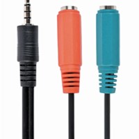 CABLEXPERT Audio + mikrofon 3,5mm adapter