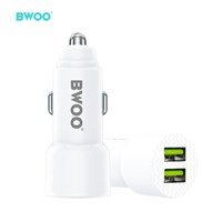 BWOO Auto punjač 2 x USB-A QC, 12W