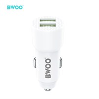 BWOO Auto punjač 2 x USB-A QC, 12W