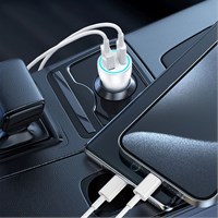 BWOO Auto punjač USB-A QC + USB-C PD, 38W