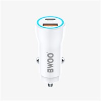 BWOO Auto punjač USB-A QC + USB-C PD, 38W