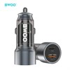 BWOO Auto punjač USB-A QC + USB-C PD, 43W