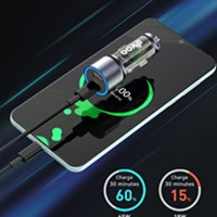 BWOO Auto punjač USB-A QC + USB-C PD, 43W