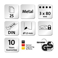 NOVUS B425 bušilica za papir