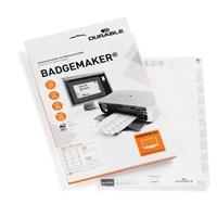 DURABLE BADGEMAKER® kartonski umetci 60x90; 20x8 umetaka