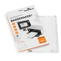 DURABLE BADGEMAKER® kartonski umetci 54x90; 20x10 umetaka