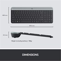 LOGITECH Bežična tipkov. s mišem MK470