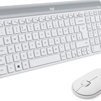 LOGITECH Bežična tipkov. s mišem MK470 MK470 Slim Wireless Combo White (920-009205)