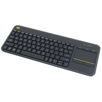 LOGITECH Bežična tipkovnic K400 Plus Wireless Touch Keyboard K400+ Black (920-008385)