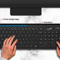 GENIUS Bežična tipkovnica SlimStar 7230 