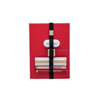 FABRIANO Bilježnica na točkice sa setom za pisanje A5 točice, crvena