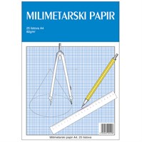 EDUCA Blok milimetarski EDUCA A4