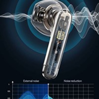 BWOO Bluetooth ušne ENC slušalice BT V5.3