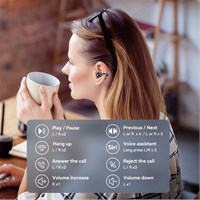 BWOO Bluetooth ušne slušalice s kopčom BT V5.3