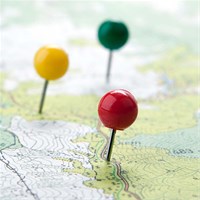 WESTCOTT Čavlići u boji MAP PINS