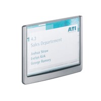 DURABLE CLICK SIGN natpisne ploče 149x105,5 mm, srebrni