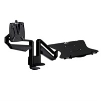 NOVUS CLU Duo nosač za monitor i laptop crni