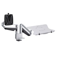 NOVUS CLU Duo nosač za monitor i laptop srebrni/antracit