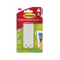 3M Command™ L trake za vješanje slika  17206WHI-4: 4 para, bijele