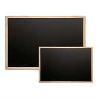 MAUL Crna ploča s drvenim okvirom
