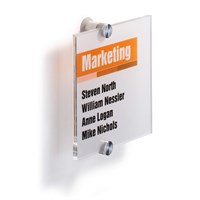 DURABLE CRYSTAL SIGN natpisne ploče 148x148 mm