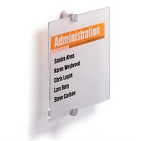 DURABLE CRYSTAL SIGN natpisne ploče 210x210 mm