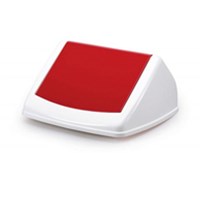 DURABLE DURABIN 40 kante za otpad zakretni poklopac, crveni