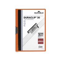 DURABLE DURACLIP® fascikl sa stiskačem narančasti