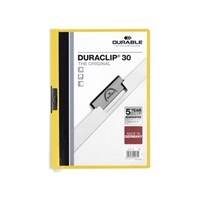 DURABLE DURACLIP® fascikl sa stiskačem žuti