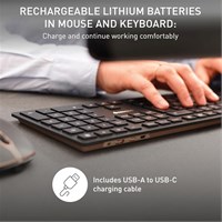 CHERRY DW-9100 Slim bežična/BT tipkovnica + miš