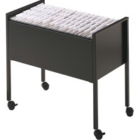 DURABLE ECONOMY kolica za viseće mape crna