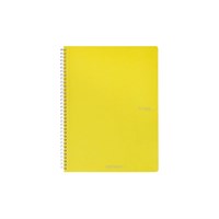 FABRIANO ECOQUA bilježnice na spiralu A4 crte, žuta