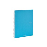 FABRIANO ECOQUA bilježnice na spiralu A4 crte, tirkiz