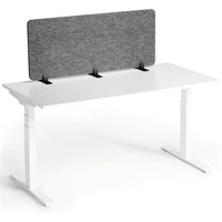 DURABLE EFFECT pregrada za radni stol duljina 1,20 m (2 x 60 cm), visina 50 cm