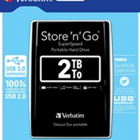 VERBATIM Eksterni disk Store 'n' Go 3.0 2TB, crni (53177)