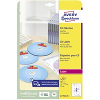 AVERY-ZWECKFORM Etikete za CD Photo Quality