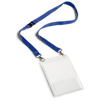 DURABLE Etui za akreditacije 10 komada, plavi lančić