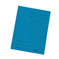 HERLITZ Fascikl prešpan klapa plavi (#25), reciklirani