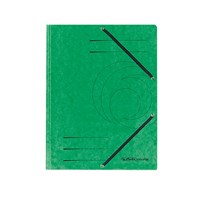 HERLITZ Fascikl prešpan klapa+gumica zeleni (#25)