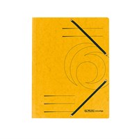HERLITZ Fascikl prešpan klapa+gumica žuti (#25)