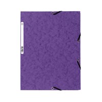 EXACOMPTA Fascikl s klapnama i gumicom A4, ljubičasti