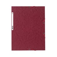 EXACOMPTA Fascikl s klapnama i gumicom A4, bordo
