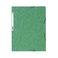 EXACOMPTA Fascikl s klapnama i gumicom A4, zeleni