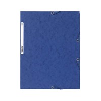 EXACOMPTA Fascikl s klapnama i gumicom A4, plavi