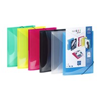 VIQUEL Fascikl s klapnama i gumicom i naslovnicom PROPYGLASS